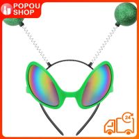 POPOUSHOP 1 ชุด Saucer Man Glasses Hoops Hoops Decorative Festival Heyddress