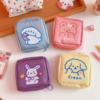 Cartoon Large Capacity Sanitary Napkin Storage Bag Cute Coin Purse Office School Travel outdoors Girl Portable Use Cosmetic Bag