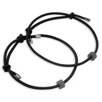 2 PCS Window Breaker Bracelet Wrist Strap With Tungsten Carbide Bead Car Emergency Self Rescue Tool (Black)