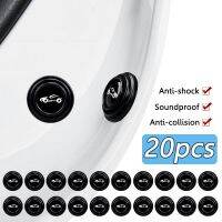 20Pcs Car Door Shockproof Pad Silent Gasket Stickers Car Trunk Sound Insulation Pad Thickening Cushion Stickers