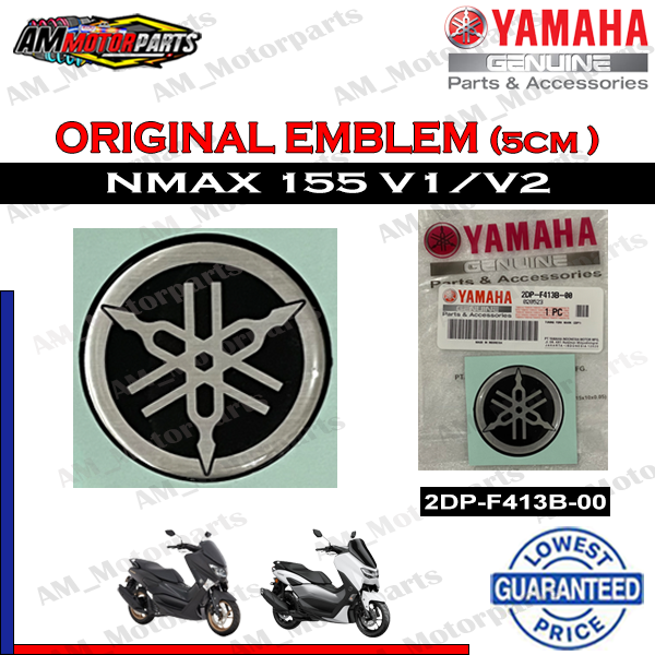 Original Yamaha Emblem 5cm For Nmax 155 V1v2 2dp F413b 00 Yamaha