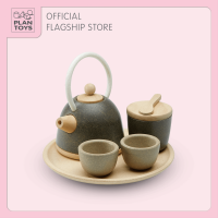 PlanToys CLASSIC TEA SET ของเล่นไม้ชุดน้ำชาตะวันออกของเล่นเด็ก 2 ขวบ