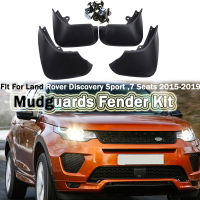 Splash Guards Mudguards Fender Kit ล้อ Mud Flaps Fit สำหรับ Land Rover Discovery Sport ,7ที่นั่ง2015-2019รถอุปกรณ์เสริม4Pcs