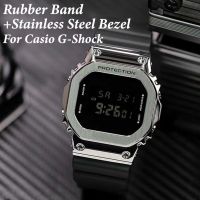 ♤สายนาฬิกาข้อมือ ยางสเตนเลส สําหรับ Casio G-shock DW5600 G5600E GWDW5000 DW5035