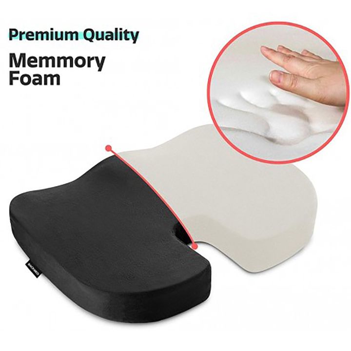 gel-orthopedic-memory-cushion-foam-u-coccyx-travel-seat-massage-car-office-chair-protect-healthy-sitting-breathable-pillows-1pcs