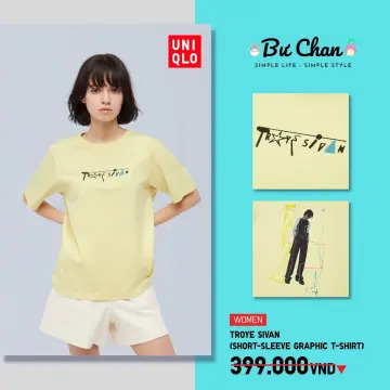 Áo phông nam Tshirt cổ tròn Uniqlo  Nhật Bản