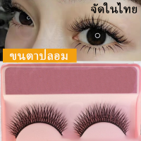 【พร้อมส่ง】ขนตาปลอม 3 มิติ 1คู่ แกนนิ่ม ขนตาธรรมชาติ eyelashes