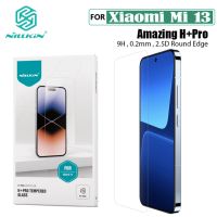 ☾♙✶ Nillkin For Xiaomi 13 Tempered Glass H PRO Anti-Explosion 2.5D Arc Edge 9H 0.2mm Screen Protector For Xiaomi Mi 13 Phone Sticker