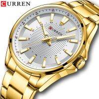 ZZOOI CURREN Fashion Brand Stainless Steel Quartz Wristwatches Casual Classic Watches Mens Clock Luminous Hands