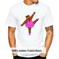 New Mens Bear ballet dancing funny cartoon kids t shirt Customize cotton Euro Size S-3xl Natural Crazy Breathable Formal shirt