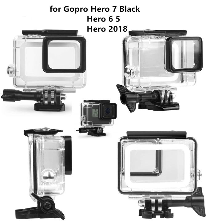 เคสครอบดำน้ำซองกันน้ำ60ม-สำหรับ-gopro-hero11-10-9-8-7-6-5-black-session-4-3-3อุปกรณ์เสริมกล้อง