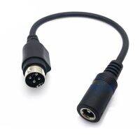 （A TOOT） DCSupply Adapter5.5 X 2.1มม. ตัวเมียถึง MINI DIN 4ตัวผู้สำหรับ SATO5011 19VTVVCR Lead Wire