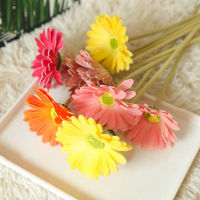 PU Simulated Daisy Flowers Wedding Party Fake Flower Arrangement INS Style Home Decoration Fake Flowers For Decoration Artificial Gerbera Daisy Flowers