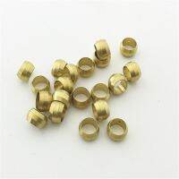 20PCS/Lot 3/4/5/6/8/10/12/14/16mm ID Brass Fit Compression Sleeve Fitting Sleeve Ferrule Ring