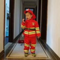 ♕❉ Childrens Firefighter Costume Children Fireman Costume Role - Kids Costumes Boys - Aliexpress