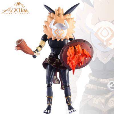 18cm Genshin Impact Anime Figure Figma 548 Wooden Shield Hilichurl Guard GK PVC Action Figure Collectible Model Doll Toys Gift