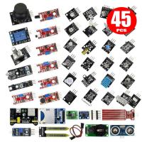 【✲High Quality✲】 ji1851414747040470 45ใน1โมดูลเซ็นเซอร์สตาร์ทสำหรับ Arduino ราสเบอร์รี่ Pi หัวเลเซอร์โมดูลพื้นโมดูลสวิตช์เซ็นเซอร์