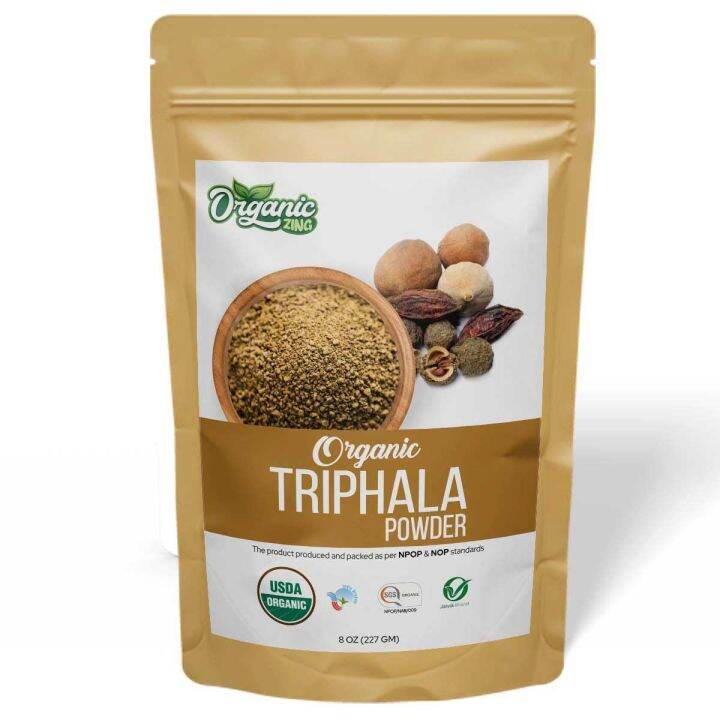 Organic Zing Presents Organic Triphala Powder Sundried Amla
