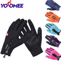 Yoomee 1 คู่ถุงมืออุ่น,หน้าจอสัมผัสถุงมือWindproof Windproofสภาพอากาศหนาวเย็นThickenถุงมือความร้อนกลางแจ้งขับรถวิ่งการปั่นจักรยานการเล่นสกีถุงมือผู้หญิงผู้ชาย