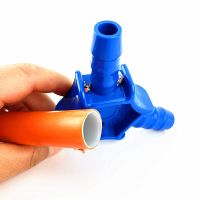 1pcs Blue16-20-25mm Plumbing Pipe Manual Chamfer PEX-AL Internal And External Reamer PPR Calibrator Fitting For Pipe Installing