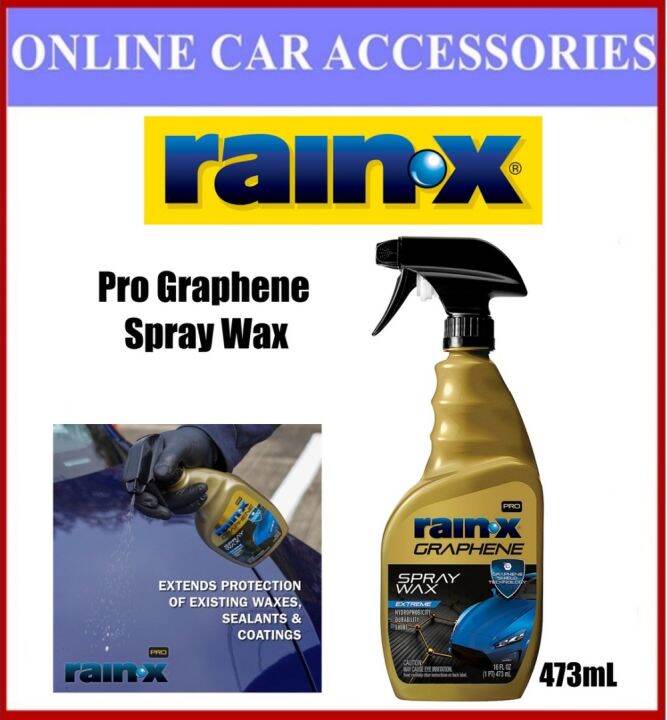 RainX Pro Graphene Spray Wax Protection and Shine 473mL Rain X Lazada