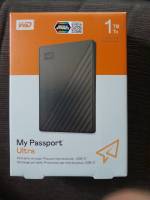 HDD. Ext Type C ฮาร์ดดิสก์พกพา  1TB MY PASSPORT ULTRA SILVER