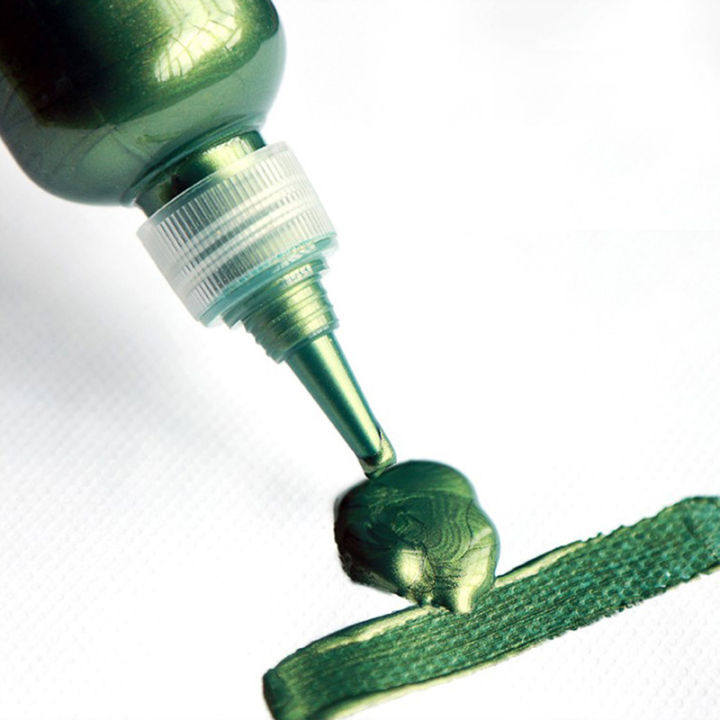 SIYI💕Gift💕 Buytra 60ml Gold Paint Metallic acrylic paint waterproof not