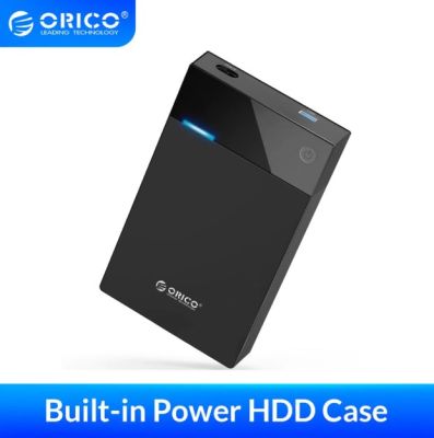 ORICO 3.5 Inch HDD Case Bulit-in Power 12V Portable SATA to USB 3.0 Hard Drive Enclosure Support 12TB HDD UASP For PC TV PS4