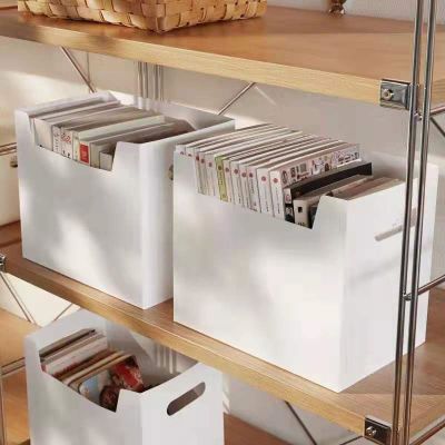 [COD] Book storage box desktop office student dormitory food plastic foldable manufacturer