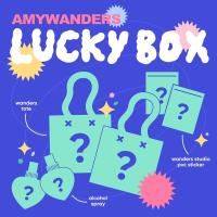 Amywanders กล่องสุ่มกระเป๋าผ้า ฟรีของแถมสุดคิ้วท์!