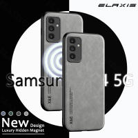 เคสโทรศัพท์ Samsung ELAXIS A34 Galaxy 5G แฟชั่นหรูหราแม่เหล็กซิลิโคนนิ่มหนังเลนส์รวมทุกอย่างฝาครอบป้องกันใหม่-E18