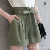 COD DSTGREYTRYT Shorts High Waist Flower Bud Women 2022 New Style Korean Version Loose Thin a-Line Chiffon Wide-Leg Casual