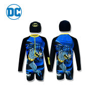 NA Dreams DC Bodysuits Swimmwear with Batman Logo ชุดว่ายน้ำบอดี้สูทเด็ก ลายแบทแมน รุ่นเด็กโต