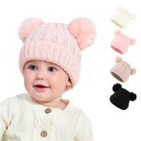 【YD】 Baby Hat Warm Newborn Cap Infant Beanie Color Boy Soft Crochet Hats