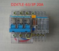 เบรกเกอร์รั่ววงจรดิน10a 3pn Dz47le-63โปร่งใส C20 3pn ใช้ในครัวเรือน230V