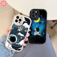 เคสโทรศัพท์มือถือซิลิโคน แบบนิ่ม ลายการ์ตูนนักบินอวกาศ NASA สําหรับ iPhone 12 13 MAX 7plus XR 6 6s 7 8 X XS 2020