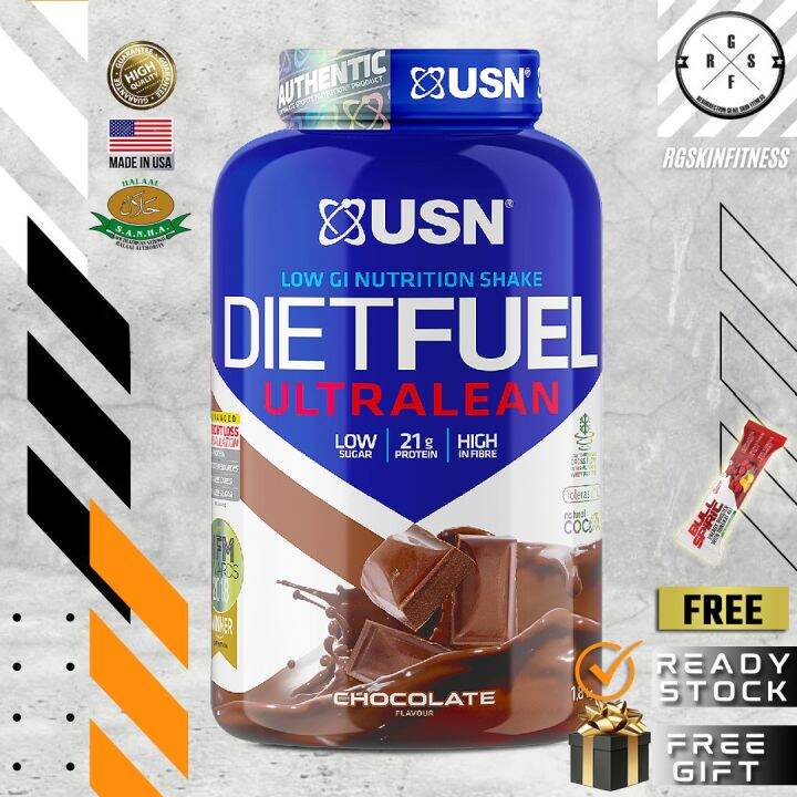 USN Diet Fuel Ultralean 900g/1.8kg High Protein Meal Replacement Shake