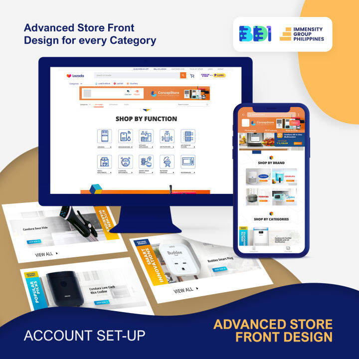 Advance Store Front Design | Lazada PH