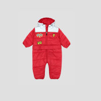 FERRARI เฟอร์รารี่ จั้มสูท รุ่น INFANT BOY PADDED OVERALL RED