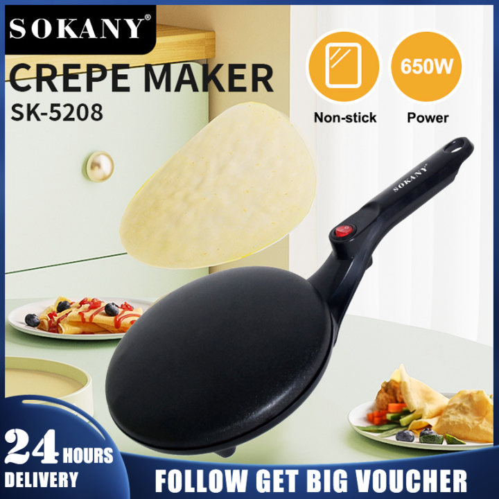 Sokany High quality pancake maker Multifunction Crepe Maker Lazada PH