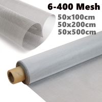 ﹍☃ 6-400 Mesh 304 Stainless Steel Woven Wire Mesh Filtration Screen Mesh Screening Filter Sheet Screen Industrial Fix Tools Net