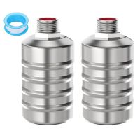 2 PCS Stainless Steel Fully Automatic Water Level Control Float Valve Auto Shut Off Mini Float Valve 1/2In Upper Water Valves