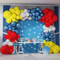 【HOT】☽﹊✺ 1Set Dog Arch Garland Balloons Metallic Air Globos Themed Boys Birthday Decortion