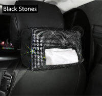 Tissue Holder in Car Paper Box Napkin Clip Sparkly Bling Auto Accessories Sun Visor Interior Storage Decoration