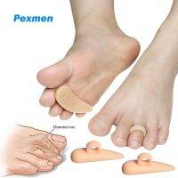 ▼ Pexmen 2/4Pcs Gel Hammer Toe Straightener Hammertoe Crest Cushions for Curled Curved Crooked Overlapping Claw and Mallet Toes