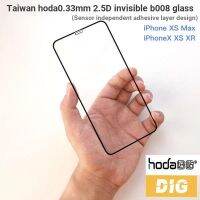 · Taiwan hoda ฟิล์มกระจกนิรภัย 2.5D มองไม่เห็น สําหรับ iPhone11Pro Max XS XR 0.33 มม.a a