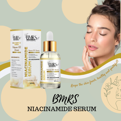 BMRS NIACINAMIDE SERUM with Hyaluronic Acid, Moisturizes and Re
