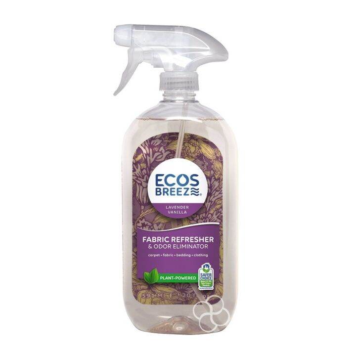Ecos Breeze Lavender Vanilla Fabric Refresher & Odor Eliminator Spray