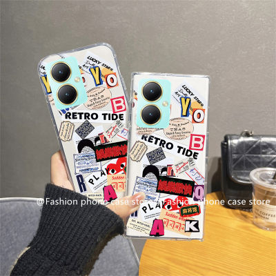 Phone Case เคส VIVO Y27 Y36 Y78 VIVOY27 4G 5G เคสซิลิโคนนิ่มพิมพ์ลายทันสมัยทำจากซิลิโคน