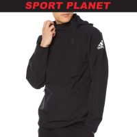 [COD] เสื้อแจ็คเก็ตชายเสื้อมีฮู้ดสีดำล้วน (dn5984) Sport Planet 34-20 Christmas Gift